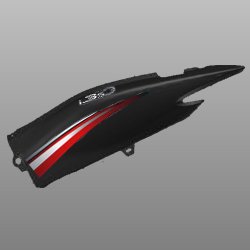 Set Left Side Cowl For Hero Passion X Pro Sports Red