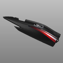 Set Right Side Cowl For Hero Passion X Pro Sports Red