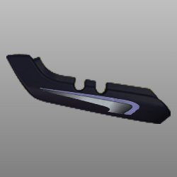 Set Right Side Cowl For Splendor Plus | Hero