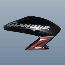 Set Right Side Front Cowl Black For Glamour Fi | Hero