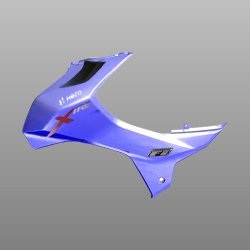 Set Tank Cover Left Side Vibrant Blue For Hero Xtreme Fi 160r Bsvi, Xtreme Stealth Fi 160r Bsvi