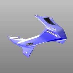 Set Tank Cover Right Side Vibrant Blue For Hero Xtreme Fi 160r Bsvi, Xtreme Stealth Fi 160r Bsvi