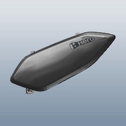 Side Cover Box Left Black For Xtreme 125 | Hero