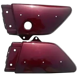 Side Cover Wine Red Rx 100 - Genuine