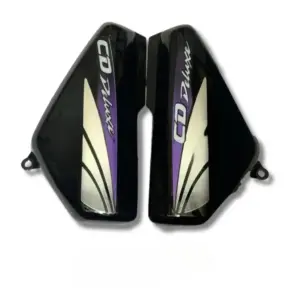 Side Panel For Hero Cd 100 Deluxe | 2008 Model | Type2 Sticker | Black & Blue Colour