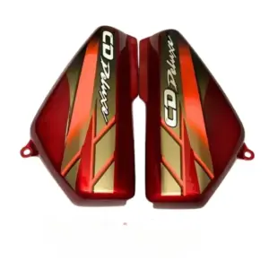 Side Panel For Hero Cd 100 Deluxe | 2008 Model | Type2 Sticker | Red Colour