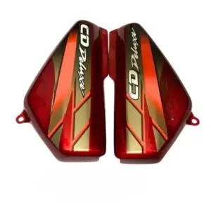 Side Panel For Hero Cd 100 Deluxe | 2010 Model | Type3 Sticker | Red Colour