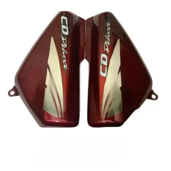 Side Panel For Hero Cd 100 Deluxe | 2012 Model | Type4 Sticker | Wine Red Colour