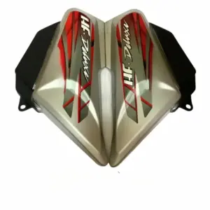Side Panel For Hero Cd 100 Deluxe | Hf 100 Deluxe | 2016 Model | Type1 | Silver & Red Colour