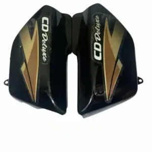 Side Panel For Hero Cd 100 Deluxe | Old Model | Black & Lden Colour