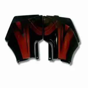 Side Panel For Hero Passion | Alloy Wheel | Black & Red Colour