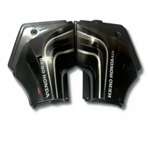 Side Panel For Hero Passion Pro | Digital Model | Heavy Grey & Black Colour