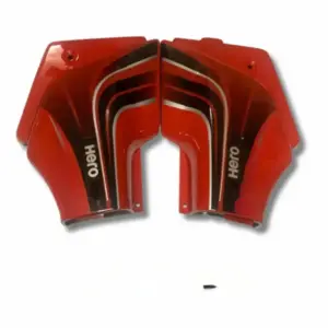 Side Panel For Hero Passion Pro | Digital Model | Sports Red & Black Colour