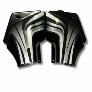 Side Panel For Hero Passion Pro | Type 1 | Black & Grey Colour