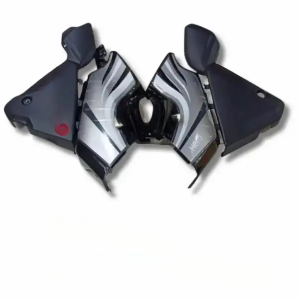 Side Panel For Hero Passion Xpro | Type 1 | Set Of 4 | Black & Grey