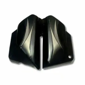 Side Panel For Hero Splendor Pro | Black & Silver Colour