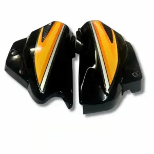 Side Panel For Hero Super Splendor | Type1 | Black & Yellow Colour