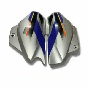 Side Panel For Hero Super Splendor | Type1 Z Sticker | Silver & Blue Colour