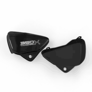 Side Panel Left Side White With Sticker For Thunderbird X 350 Abs | Disk | Royal Enfield