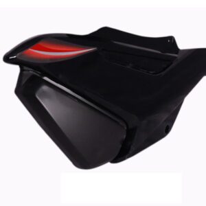 Side Panel / Side Cowl Fit For Tvs Starcity Plus Black (red Sticker)