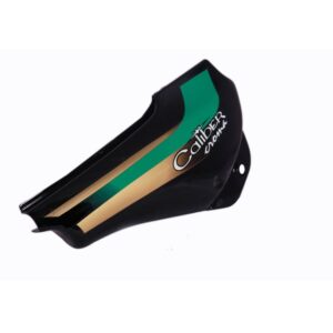 Side Panel / Side Cowl Set Fit For Bajaj Caliber Croma Black (green Sticker)