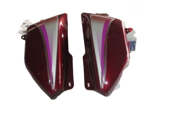 Side Panel / Side Cowl Set Fit For Hero Cd Dawn New Model For Palace Maroon Bike
