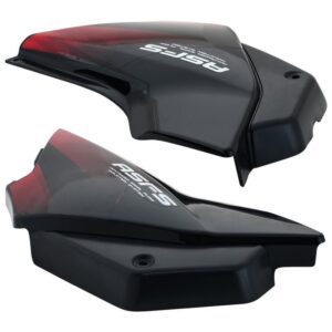 Side Panel / Side Cowl Set Fit For Hero Glamour Latest New Model (type 4) Black (red Sticker)