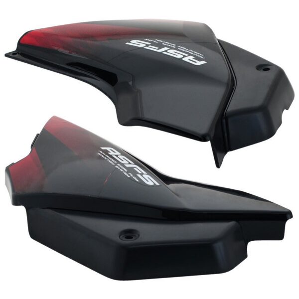 Side Panel / Side Cowl Set Fit For Hero Glamour Latest New Model (type 4) Black (red Sticker)