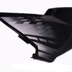 Side Panel / Side Cowl Set Fit For Hero Glamour Latest New Model (type 4) Black (silver Sticker)