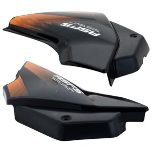 Side Panel / Side Cowl Set Fit For Hero Glamour Latest New Model (type-4) Black (orange Sticker)