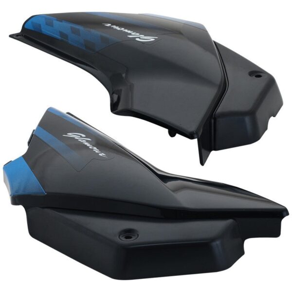 Side Panel / Side Cowl Set Fit For Hero Glamour Latest New Model Type-5 Black-blue Sticker