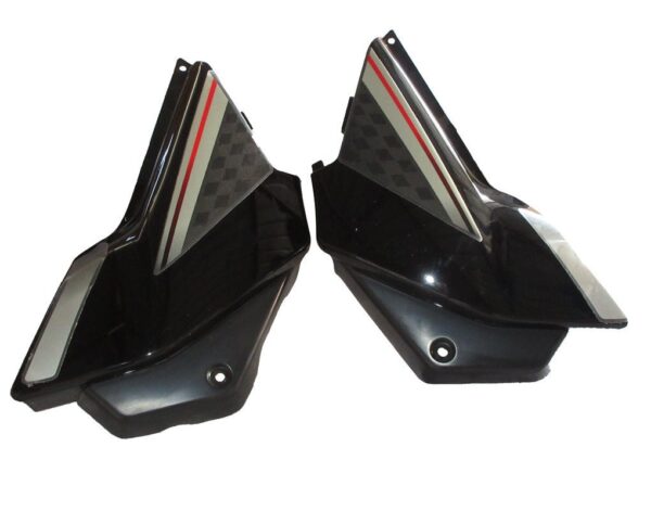 Side Panel / Side Cowl Set Fit For Hero Glamour Latest New Model Type 6 Silver