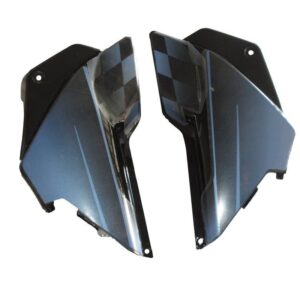 Side Panel / Side Cowl Set Fit For Hero Glamour New Model Black (blue Sticker)