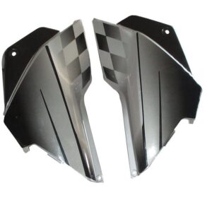 Side Panel / Side Cowl Set Fit For Hero Glamour New Model Cloud Silver
