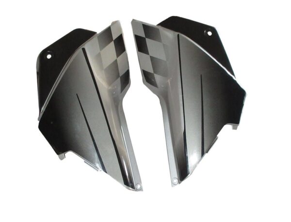 Side Panel / Side Cowl Set Fit For Hero Glamour New Model Cloud Silver