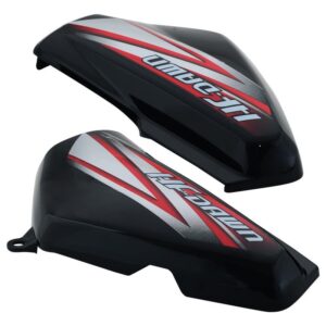 Side Panel / Side Cowl Set Fit For Hero Hf Dawn Type-3 Black (red Sticker)