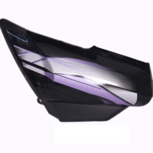 Side Panel / Side Cowl Set Fit For Hero Hf-deluxe Ibs 2019 Black (purple Sticker)