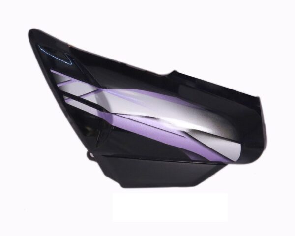 Side Panel / Side Cowl Set Fit For Hero Hf-deluxe Ibs 2019 Black (purple Sticker)