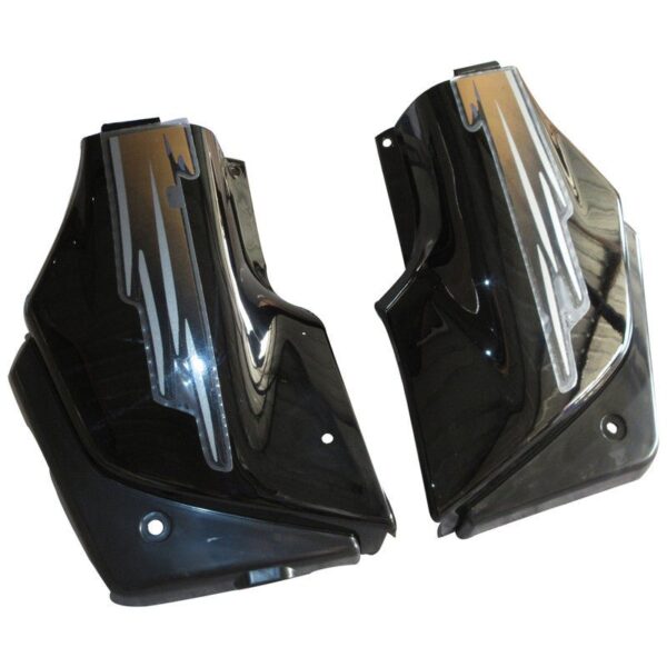 Side Panel / Side Cowl Set Fit For Hero Passion Old Model Black(golden Sticker)