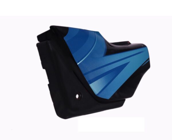 Side Panel / Side Cowl Set Fit For Hero Passion Plus New Model Black Colour For Blue Bike