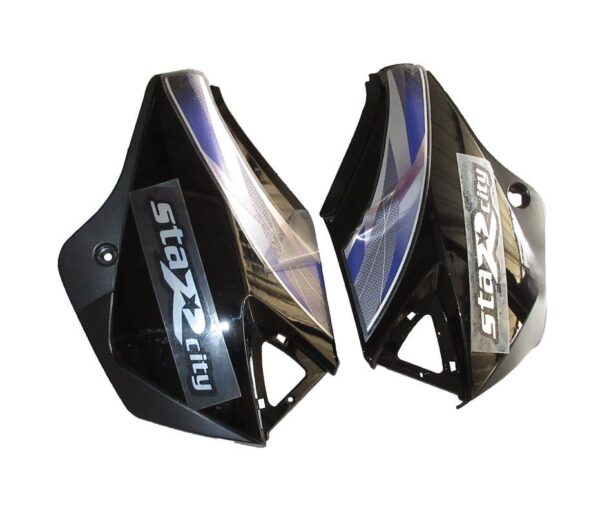 Side Panel / Side Cowl Set Fit For Tvs Starcity New Model Black