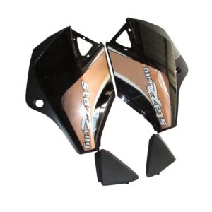 Side Panel / Side Cowl Set Fit For Tvs Starcity Old Model Black