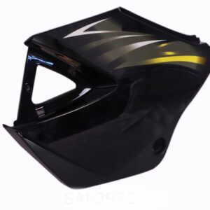 Side Panel / Side Cowl Set Fit For Tvs Starcvti 110 Cc New Model Black (green Sticker)