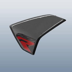 Side Shroud Outer Left Sports Red For Xtreme125 | Hero