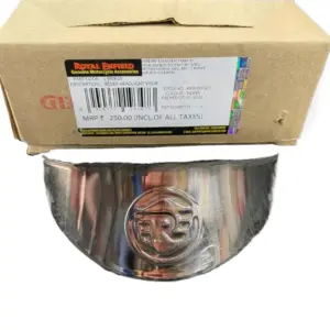1990625 Silver Headlight Visor Royal Enfield Classic/bullet/standard/elcetcra All Models