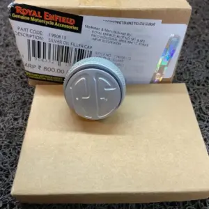 1990613 Silver Oil Filler Cap Royal Enfield Uce Models