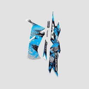 Stckr Set Dio Bs6 Sports Slvr Shield