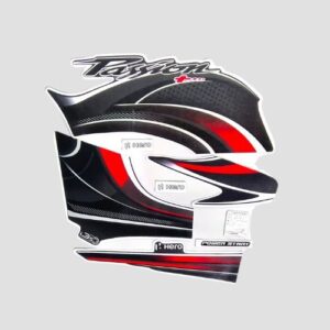 Stckr Set Passion Plus Bs6 Blk/grey-red