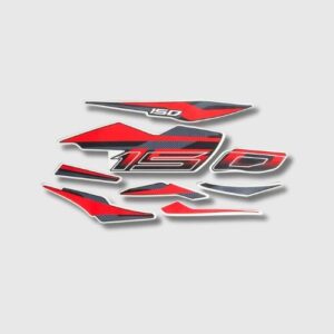 Stckr Set Pulsar 150 Twin Disk [2024] Blk/red