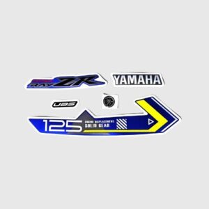 Stckr Set Ray Zr 125 [2020] Dark Matte Blue